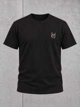 carpstylez ROCC ON NS305 Shirt Black – Ghost Vorderseite mit kleinem Brustmotiv #farbe_black