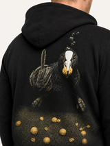 Black – Rückenprint am Model
