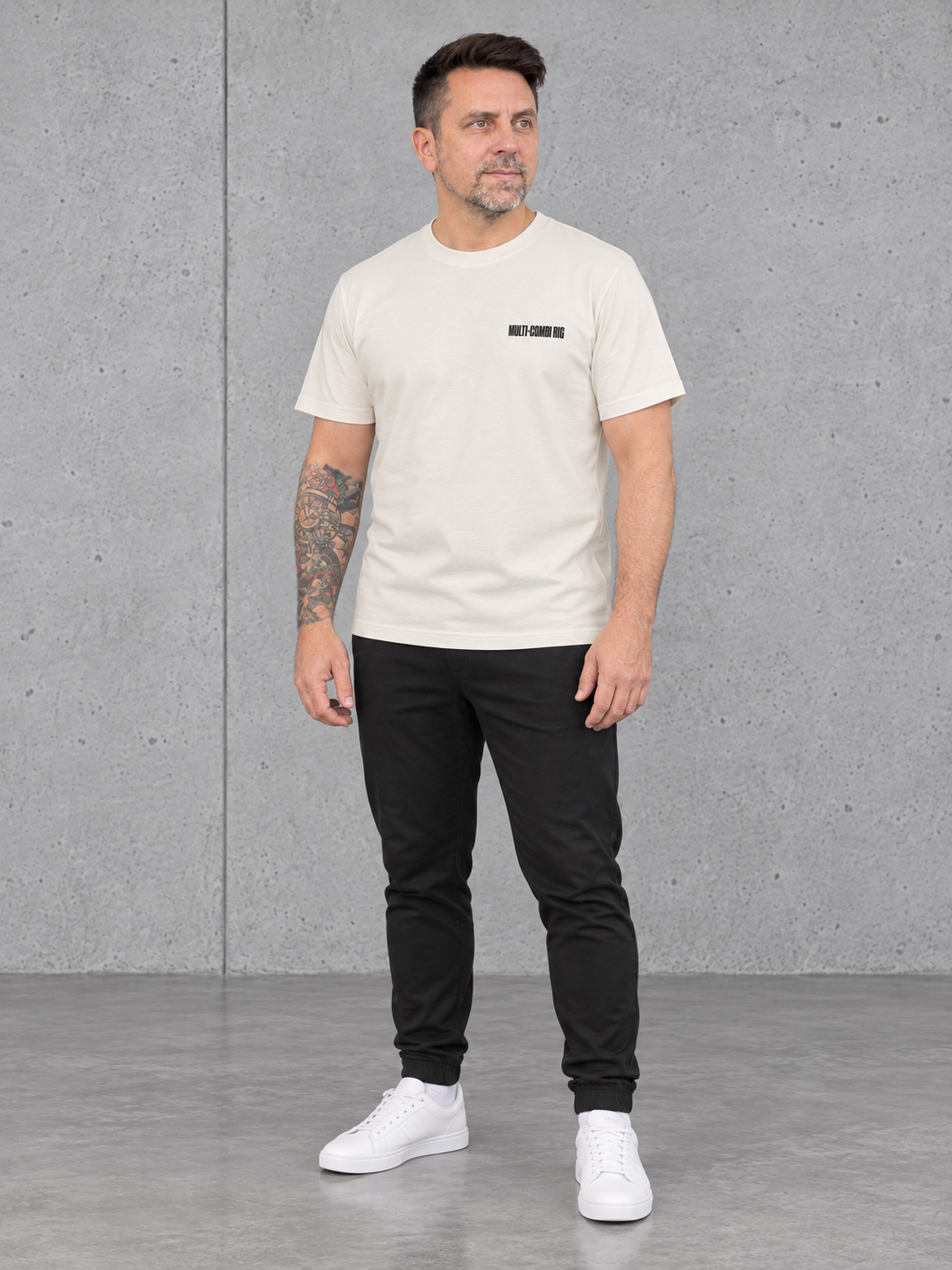 carpstylez multi combi rig Shirt Ivory – Ganzkörper vorne _var_ivory #farbe_ivory