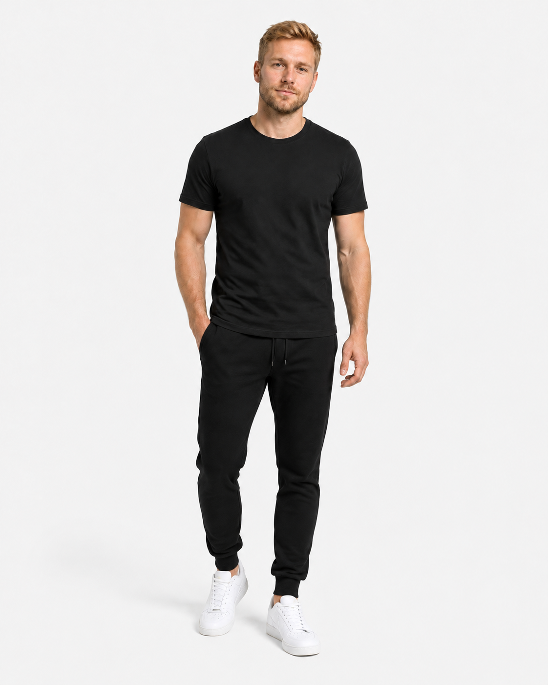 NO F*CKS Shirt Black – Fullbody Vorderansicht