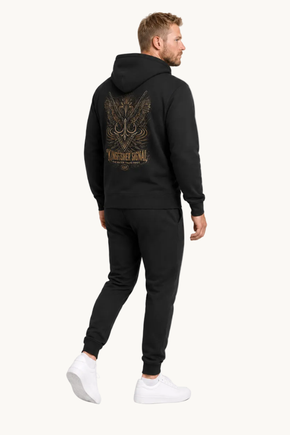 KINGFISHER SIGNAL NS401 Black – Fullbody Rückseite Dreiviertel