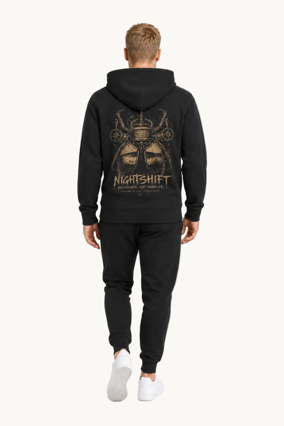 NIGHTSHIFT NS401 Black – Fullbody Rückseite