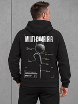 THE RIGS MULTI COMBI RIG NS401 Hoodie – Rückenansicht getragen #color_black