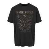 carpstylez „Waterline Cult“ Oversize-Shirt – Farbe Schwarz (Acid Wash)