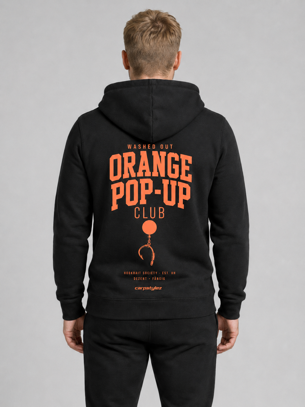 WASHED OUT ORANGE POP-UP Club Hoodie