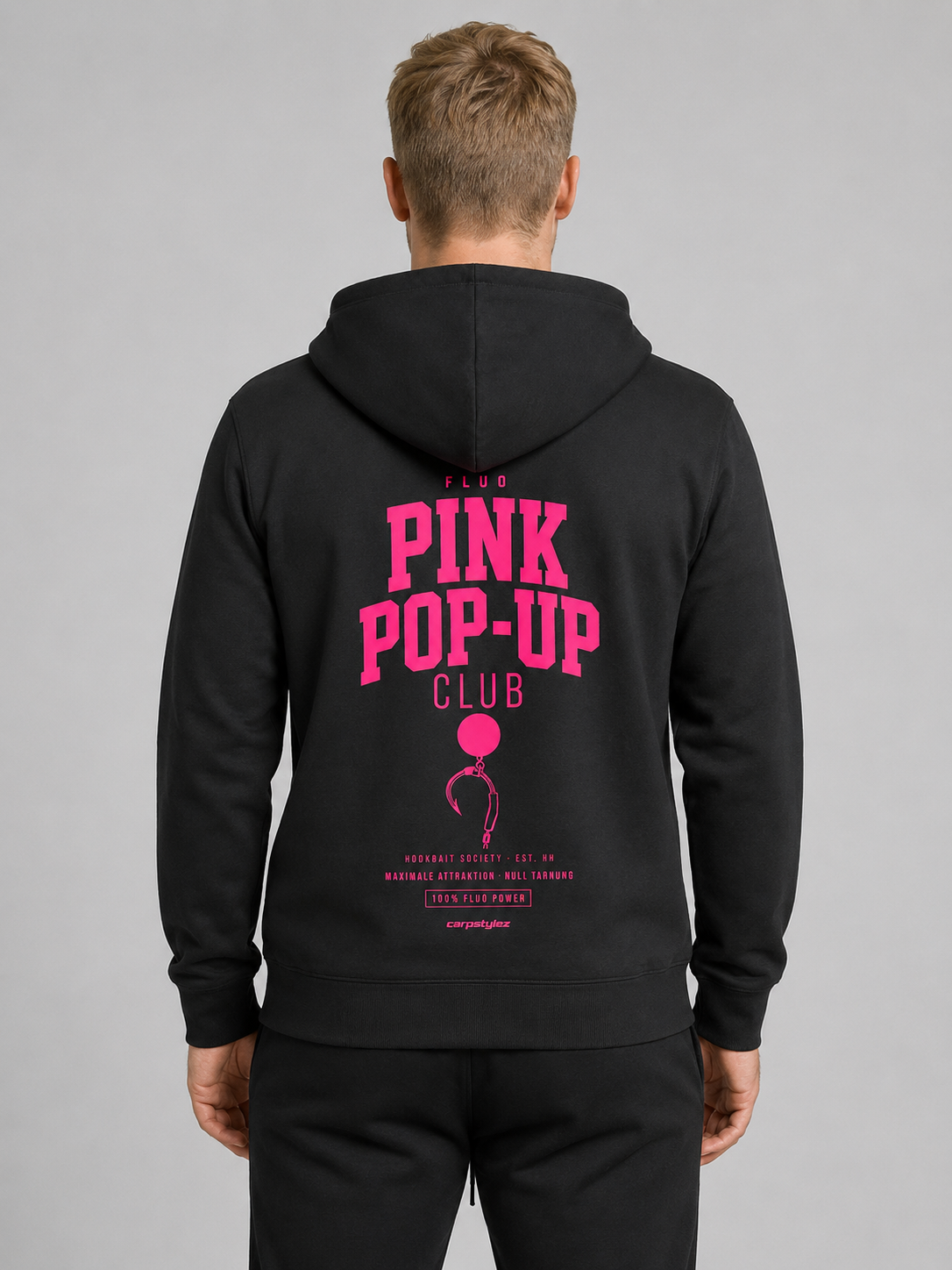 FLUO PINK POP-UP Club Hoodie