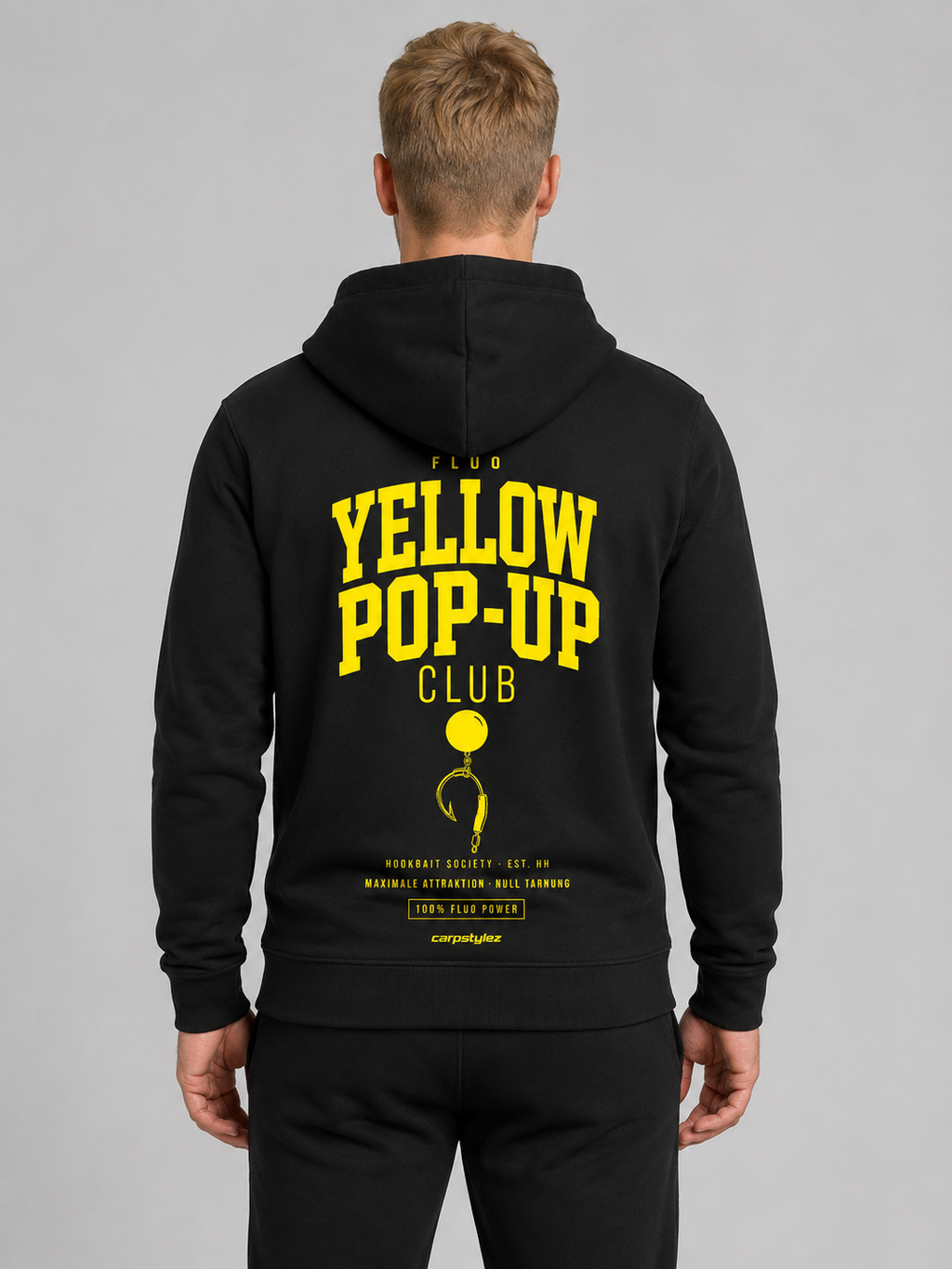 FLUO YELLOW POP-UP Club Hoodie