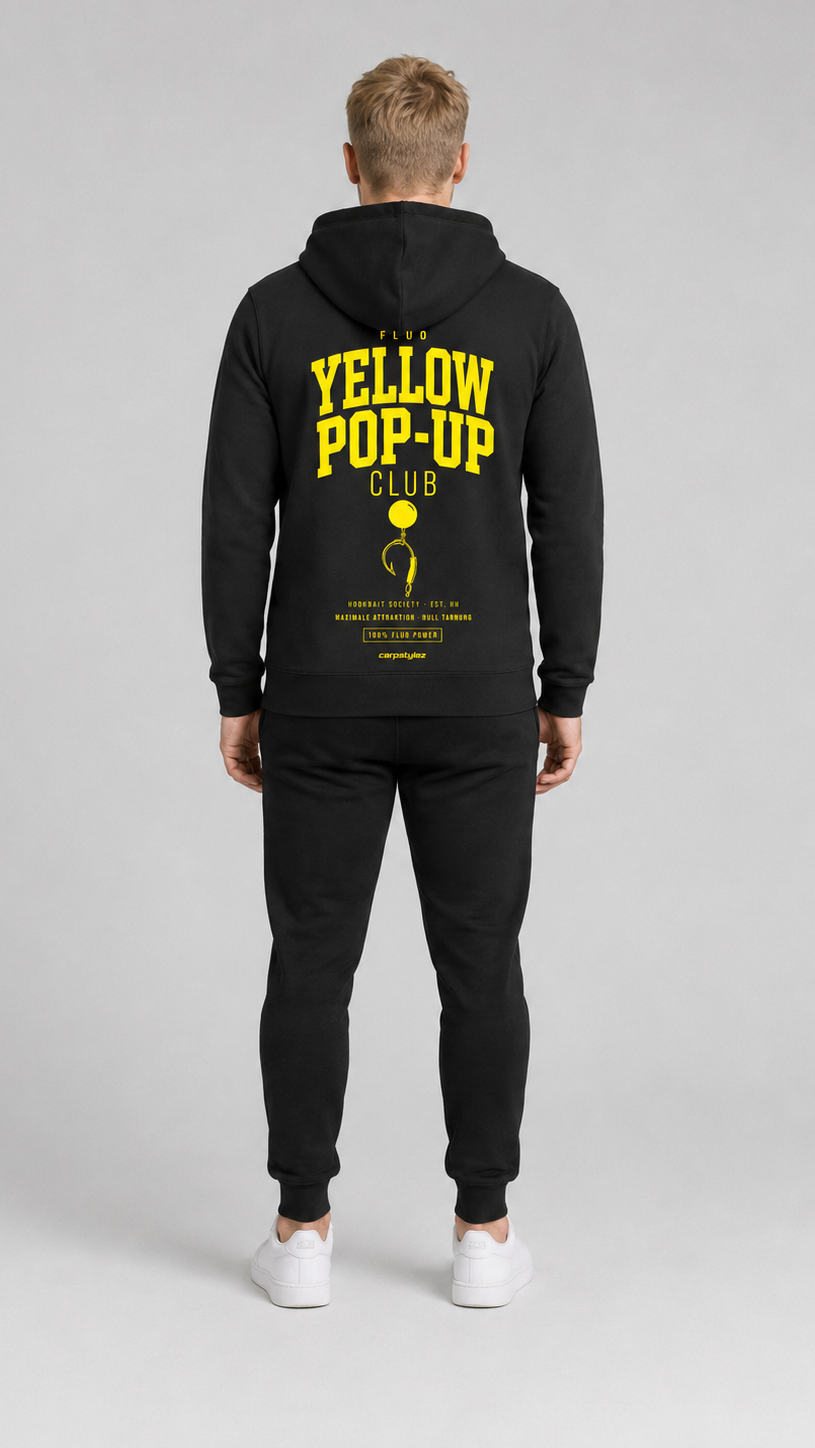 FLUO YELLOW POP-UP Club Hoodie