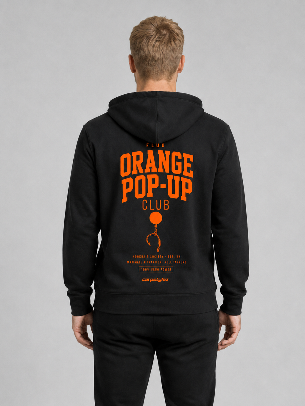 FLUO ORANGE POP-UP Club Hoodie