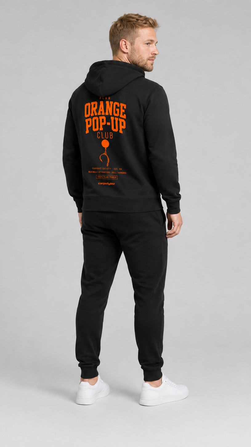 FLUO ORANGE POP-UP Club Hoodie