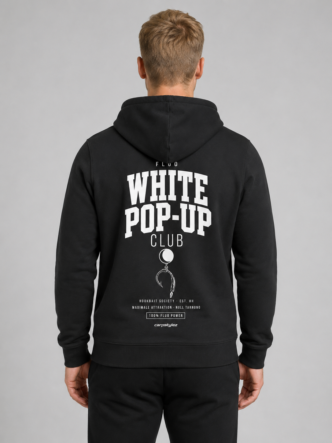 FLUO WHITE POP-UP Club Hoodie