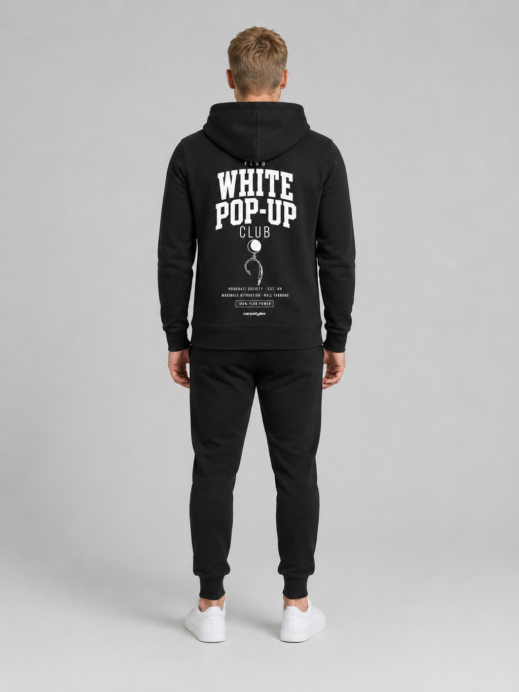 FLUO WHITE POP-UP Club Hoodie
