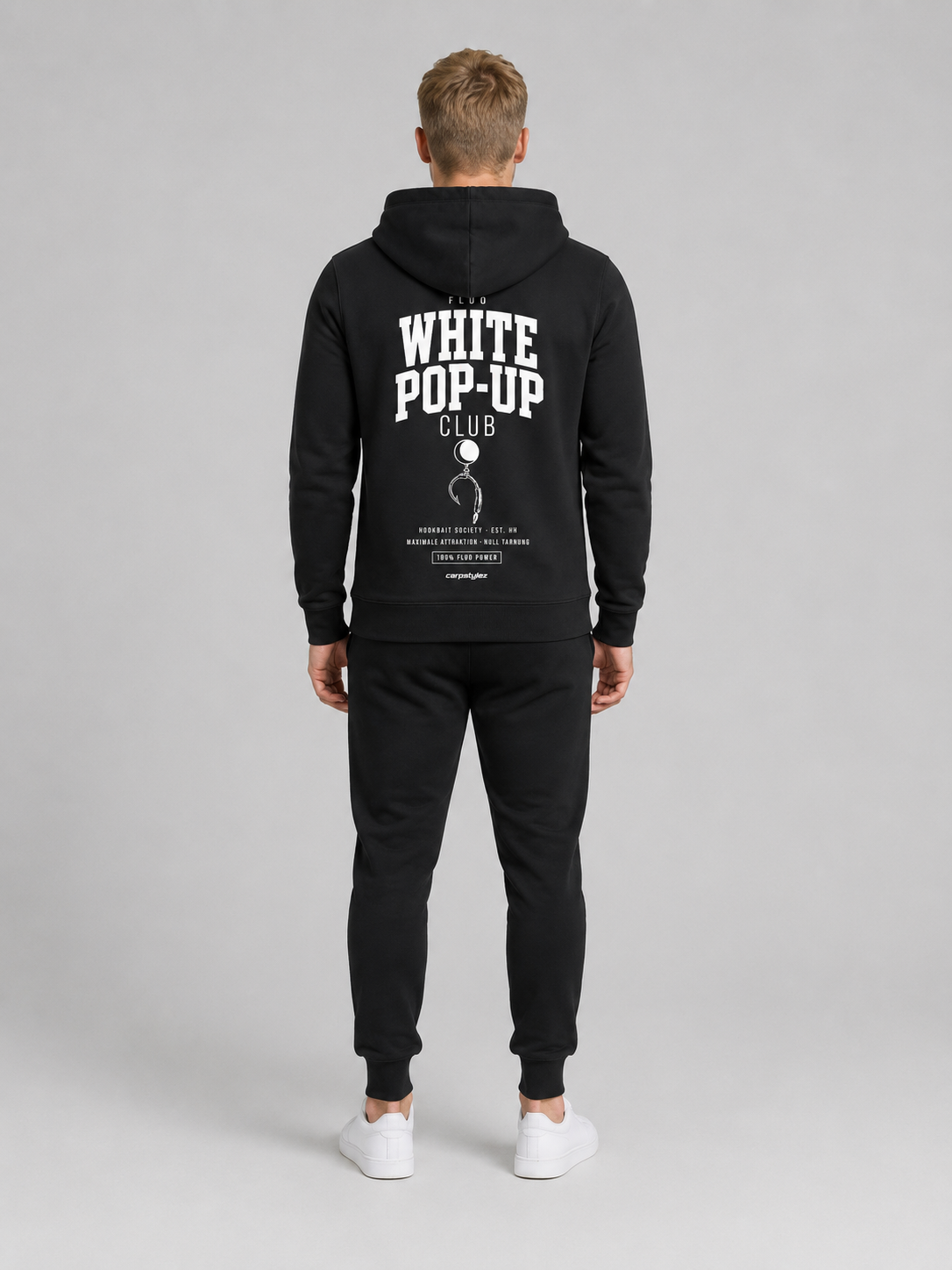 FLUO WHITE POP-UP Club Hoodie
