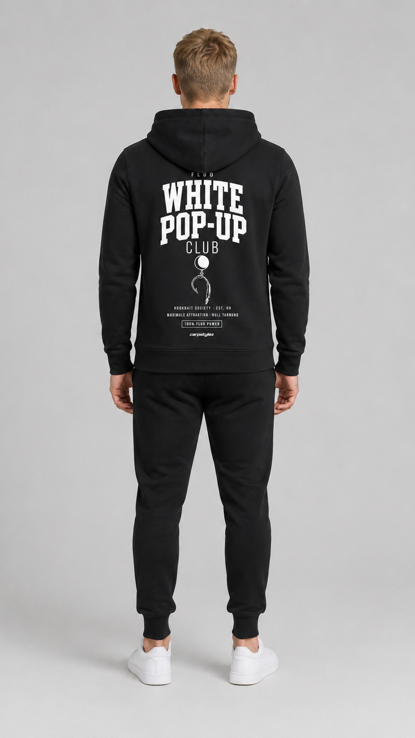 FLUO WHITE POP-UP Club Hoodie