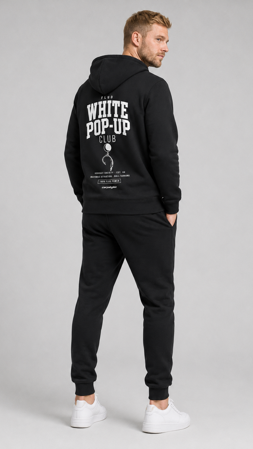 FLUO WHITE POP-UP Club Hoodie