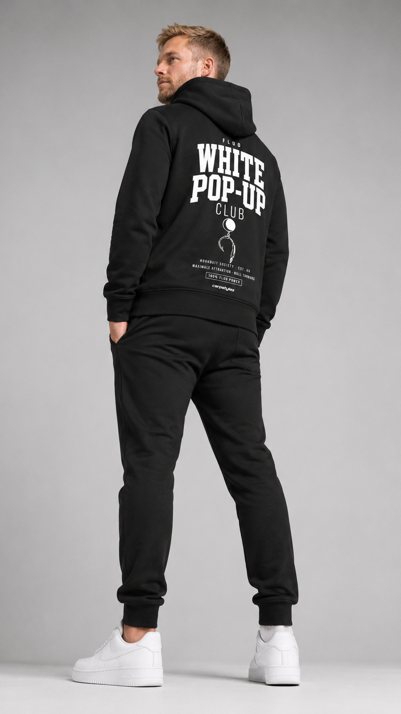 FLUO WHITE POP-UP Club Hoodie
