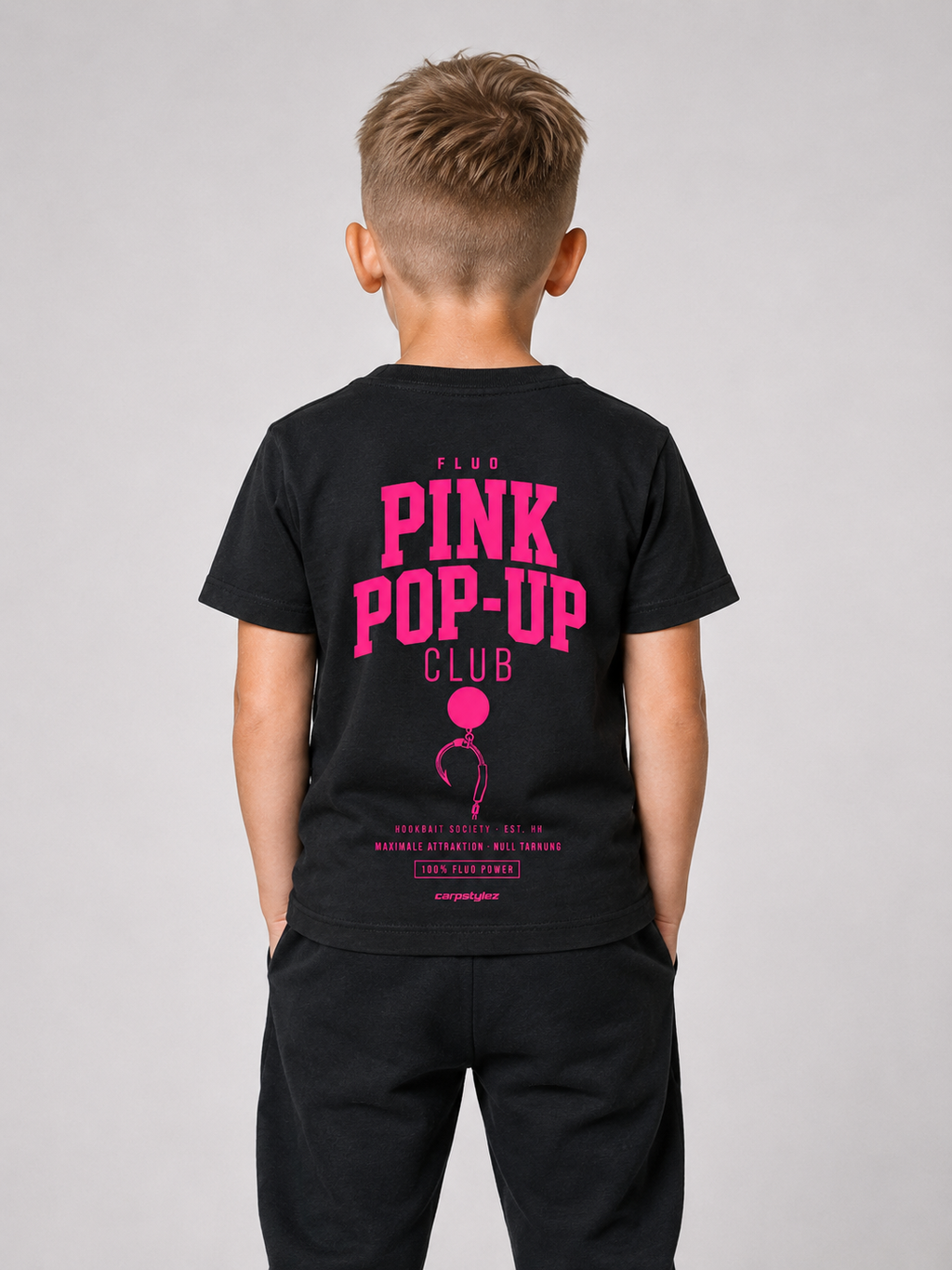 Kids FLUO PINK POP-UP Club Shirt