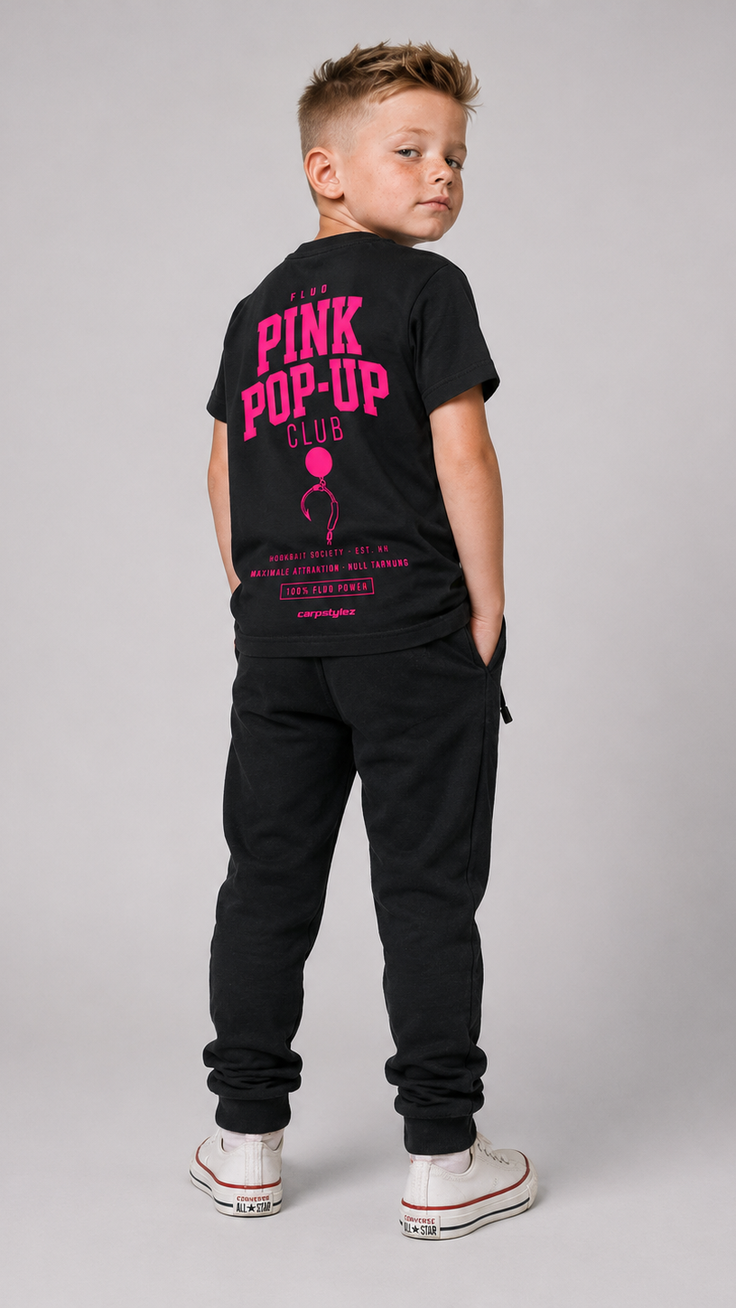 Kids FLUO PINK POP-UP Club Shirt