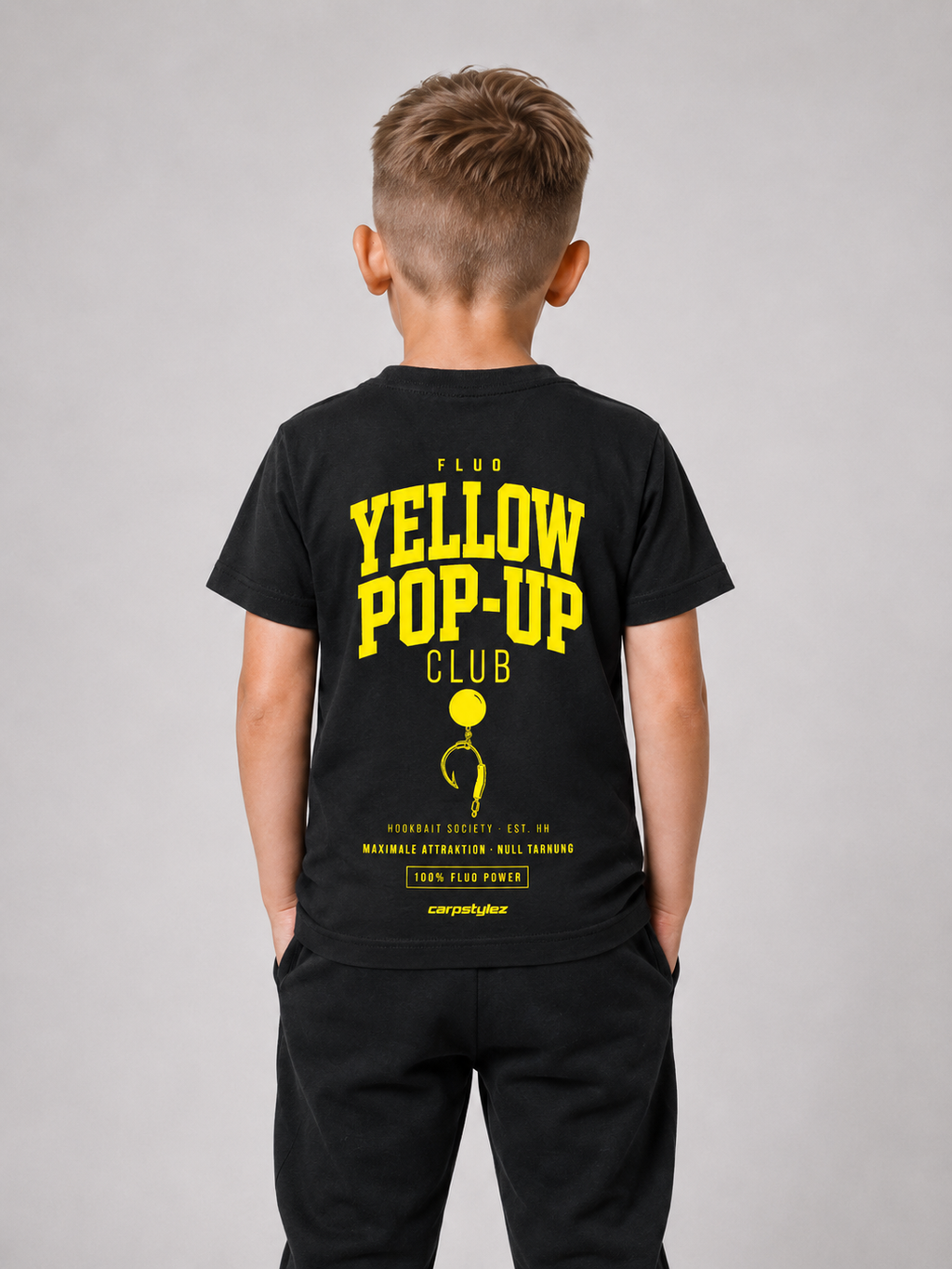 Kids FLUO YELLOW POP-UP Club Shirt