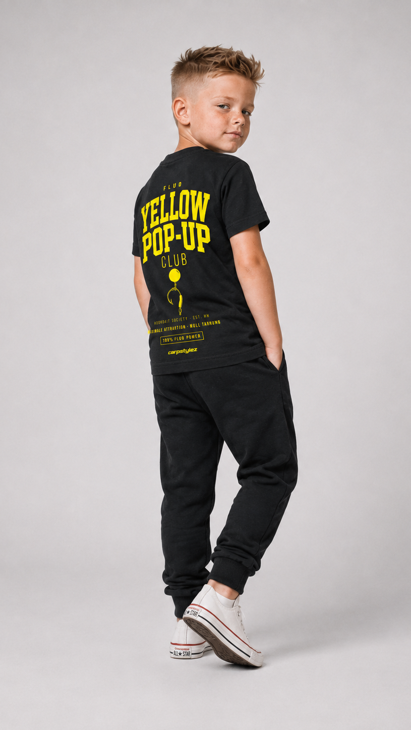 Kids FLUO YELLOW POP-UP Club Shirt