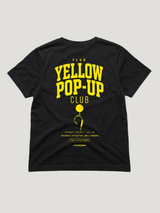 carpstylez Kids FLUO YELLOW POP-UP Club Shirt Black – Backprint Flatlay #farbe_black