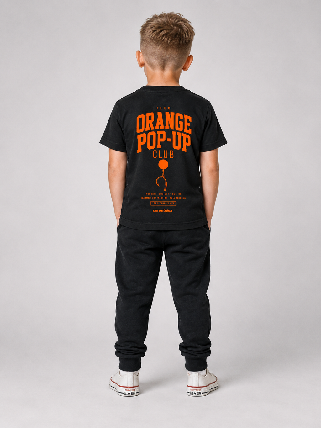 Kids FLUO ORANGE POP-UP Club Shirt
