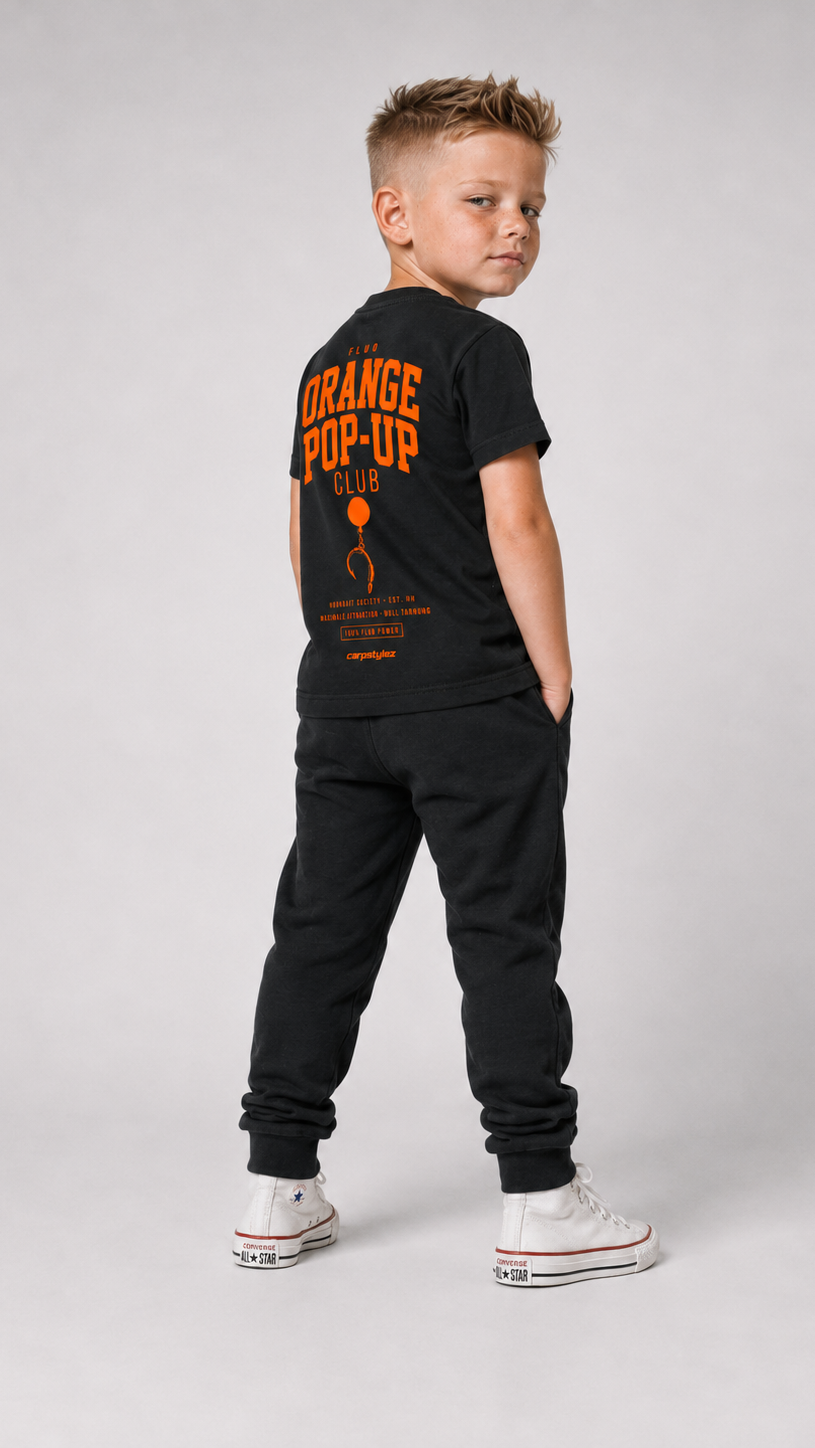 Kids FLUO ORANGE POP-UP Club Shirt