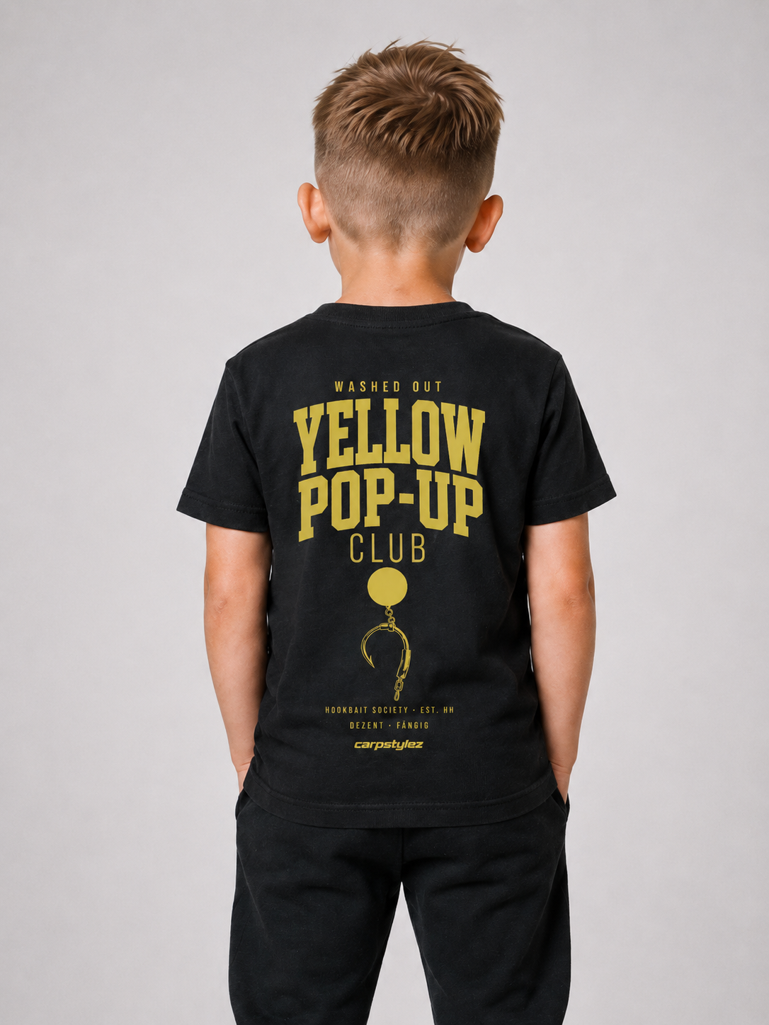 Kids WASHED OUT YELLOW POP-UP Club Shirt