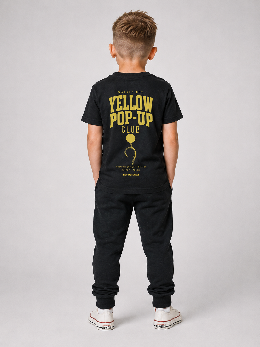 Kids WASHED OUT YELLOW POP-UP Club Shirt