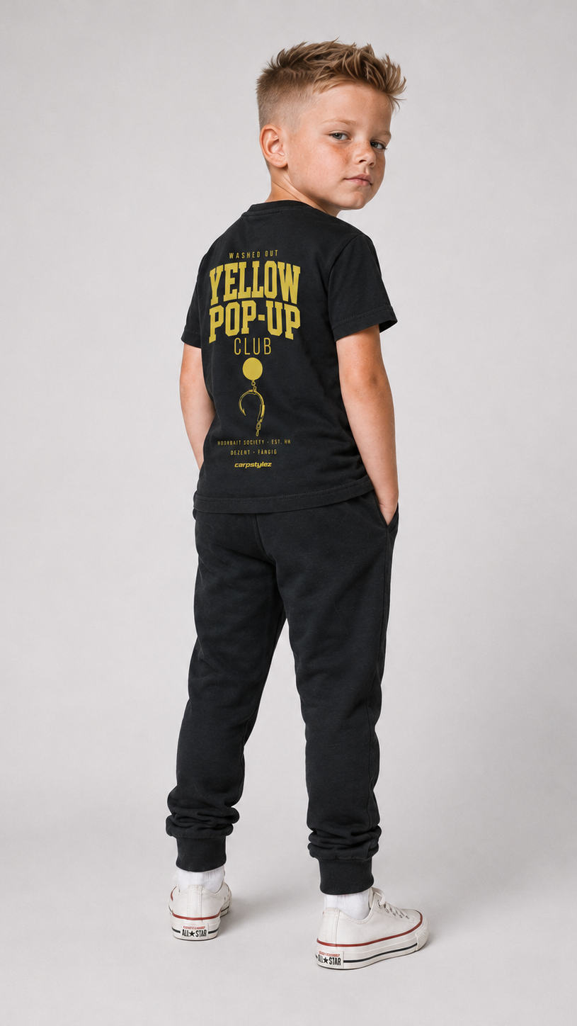 Kids WASHED OUT YELLOW POP-UP Club Shirt