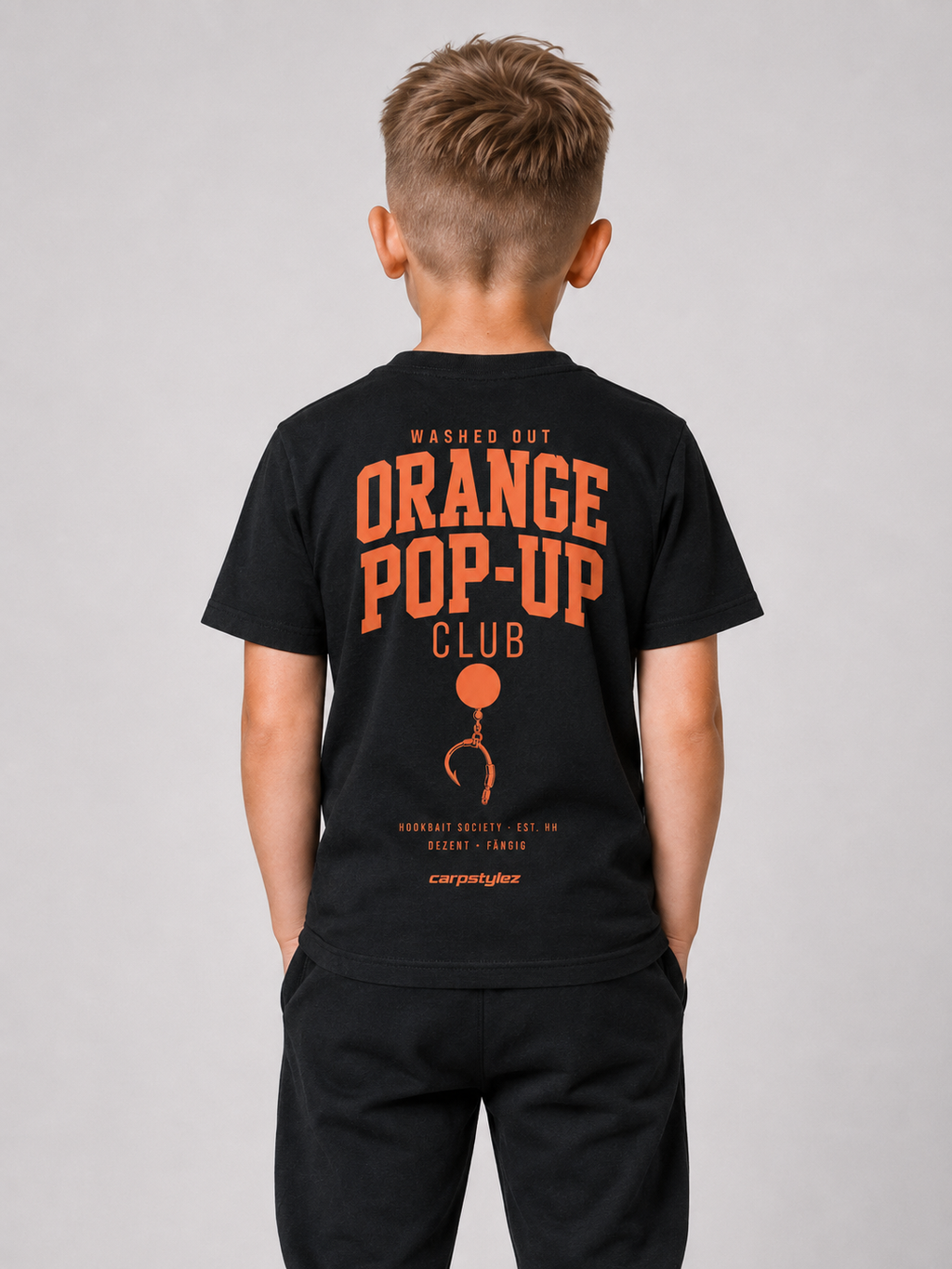 Kids WASHED OUT ORANGE POP-UP Club Shirt