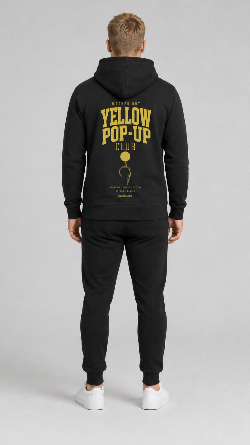 WASHED OUT YELLOW POP-UP Club Hoodie