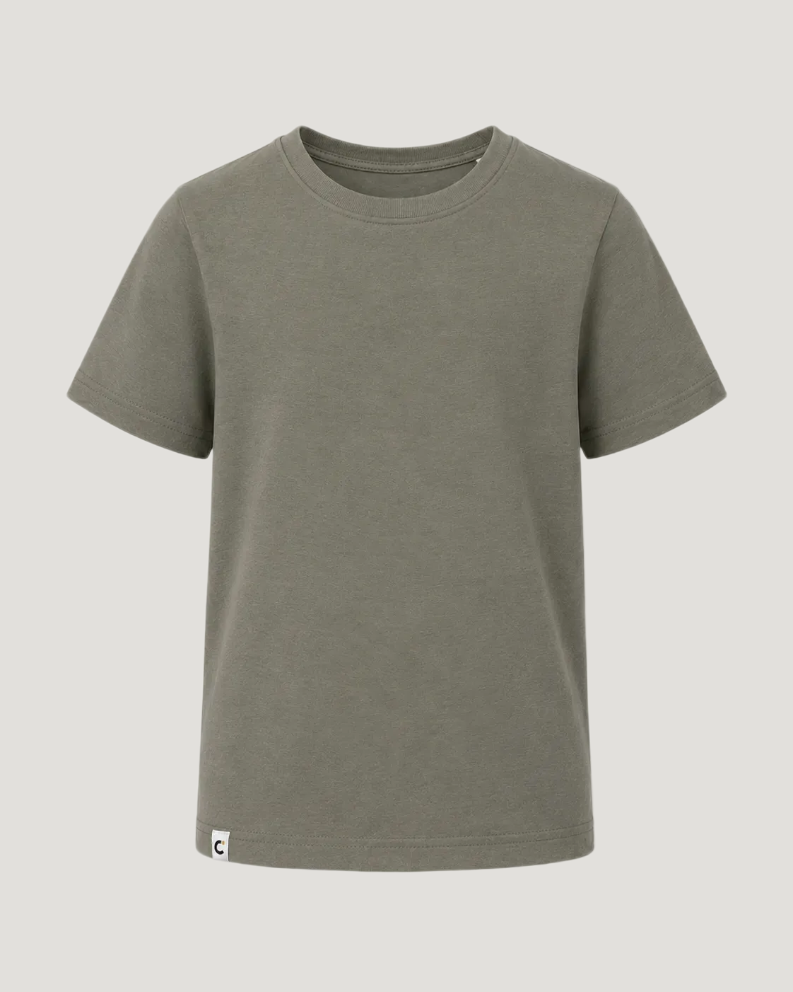 carpstylez Kids-Shirt Vorderseite clean, Organic Khaki #farbe_organic khaki