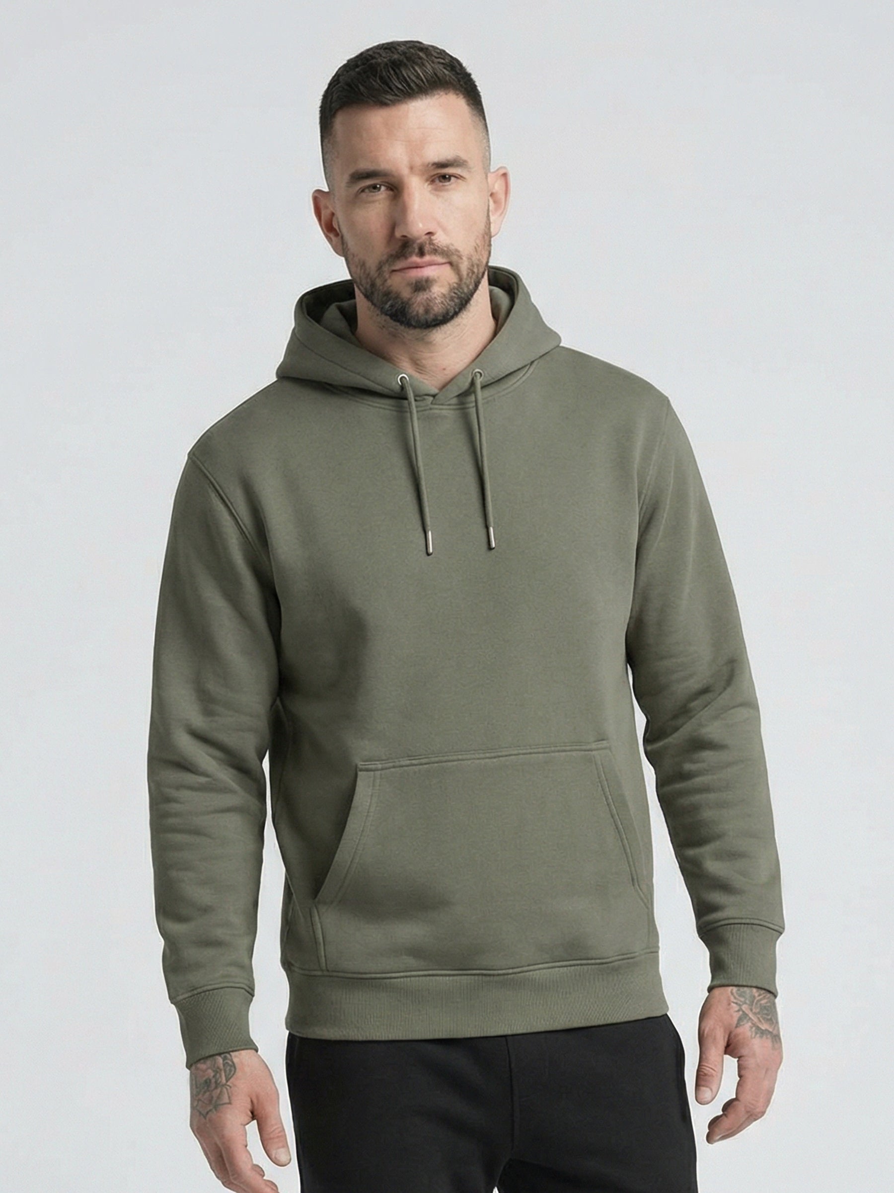 carpstylez Hoodie khaki – Detailansicht