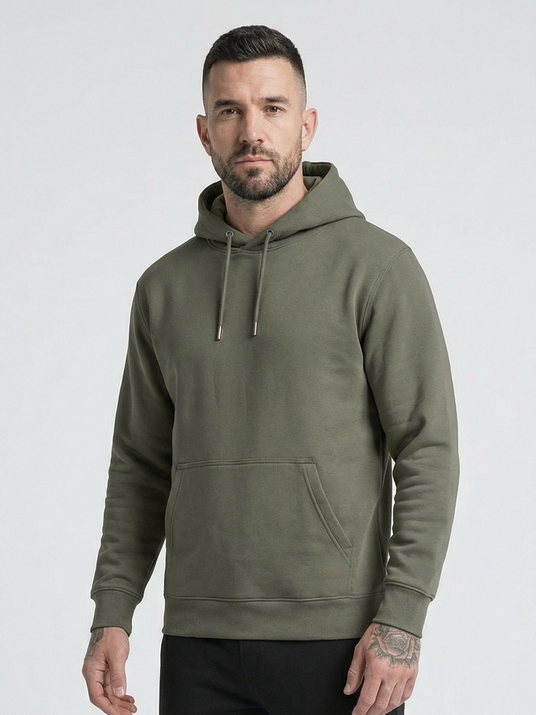 carpstylez Hoodie khaki – Detailansicht