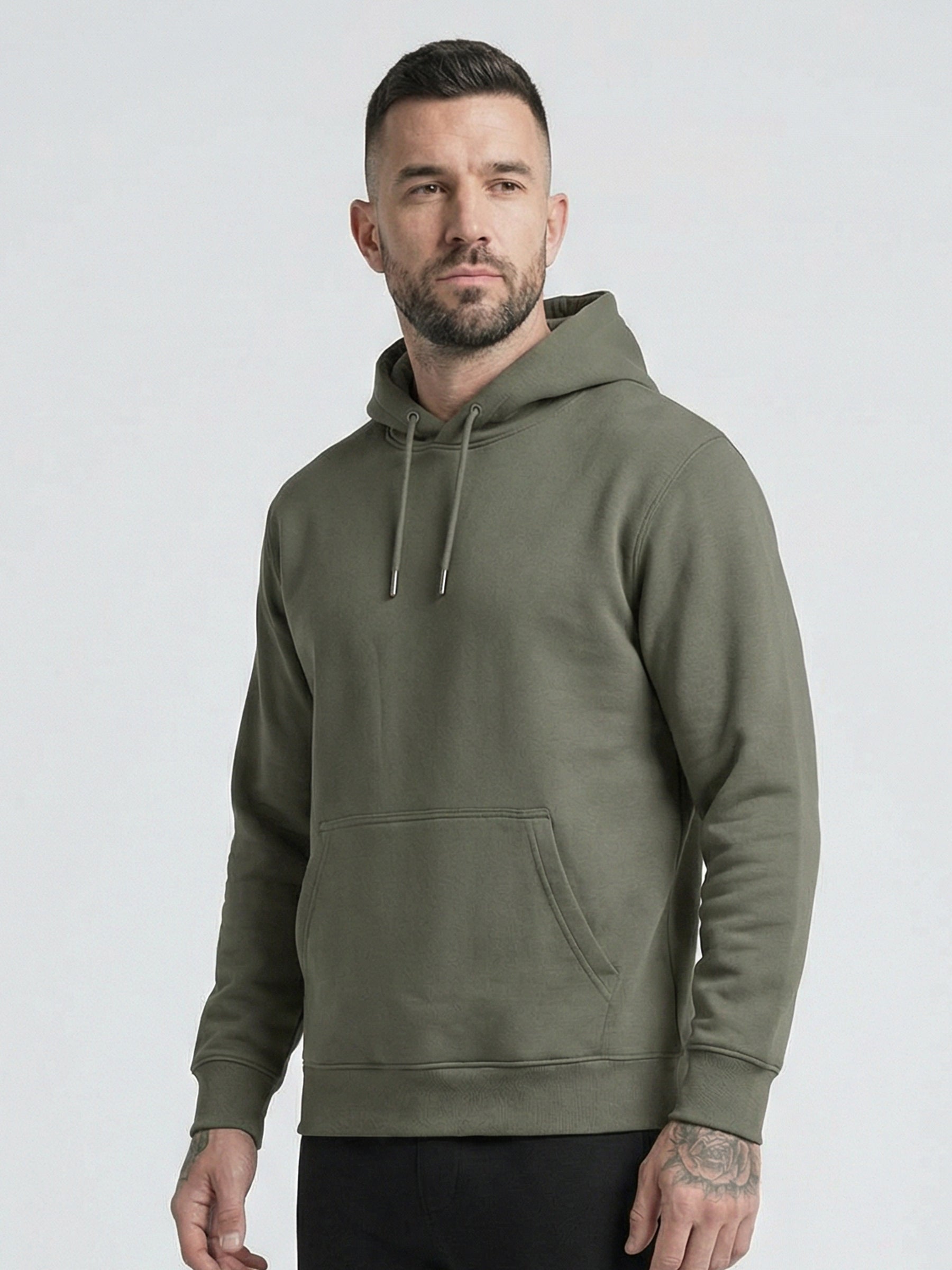carpstylez Hoodie khaki – Detailansicht