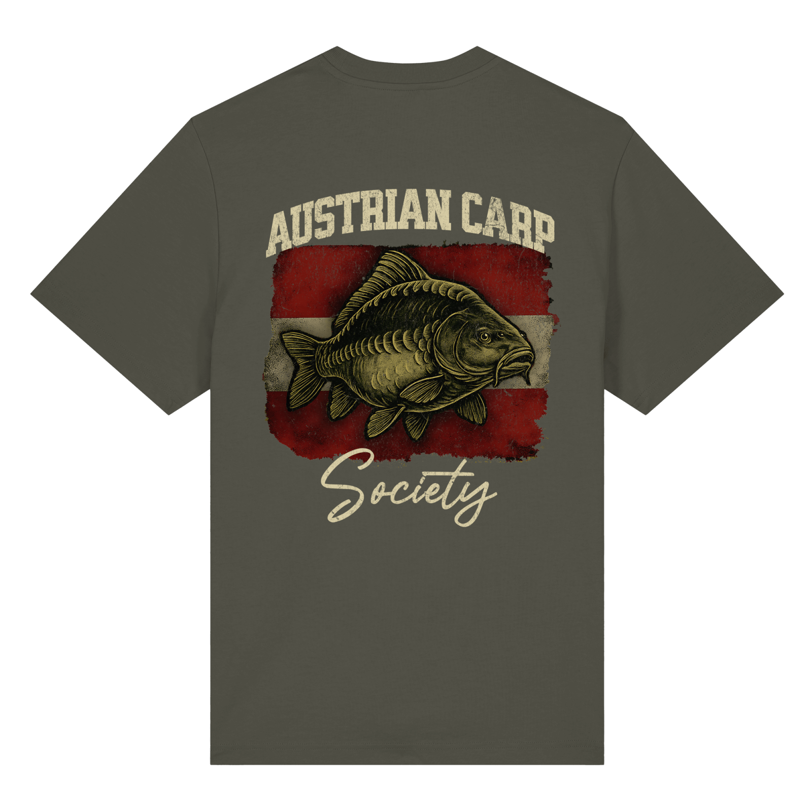 AUSTRIAN CARP Society Heavy T-Shirt - carpstylez Karpfen Angeln