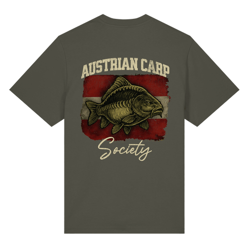 Karpfen Angeln mit AUSTRIAN CARP Society Heavy T-Shirt - CAST carpstylez