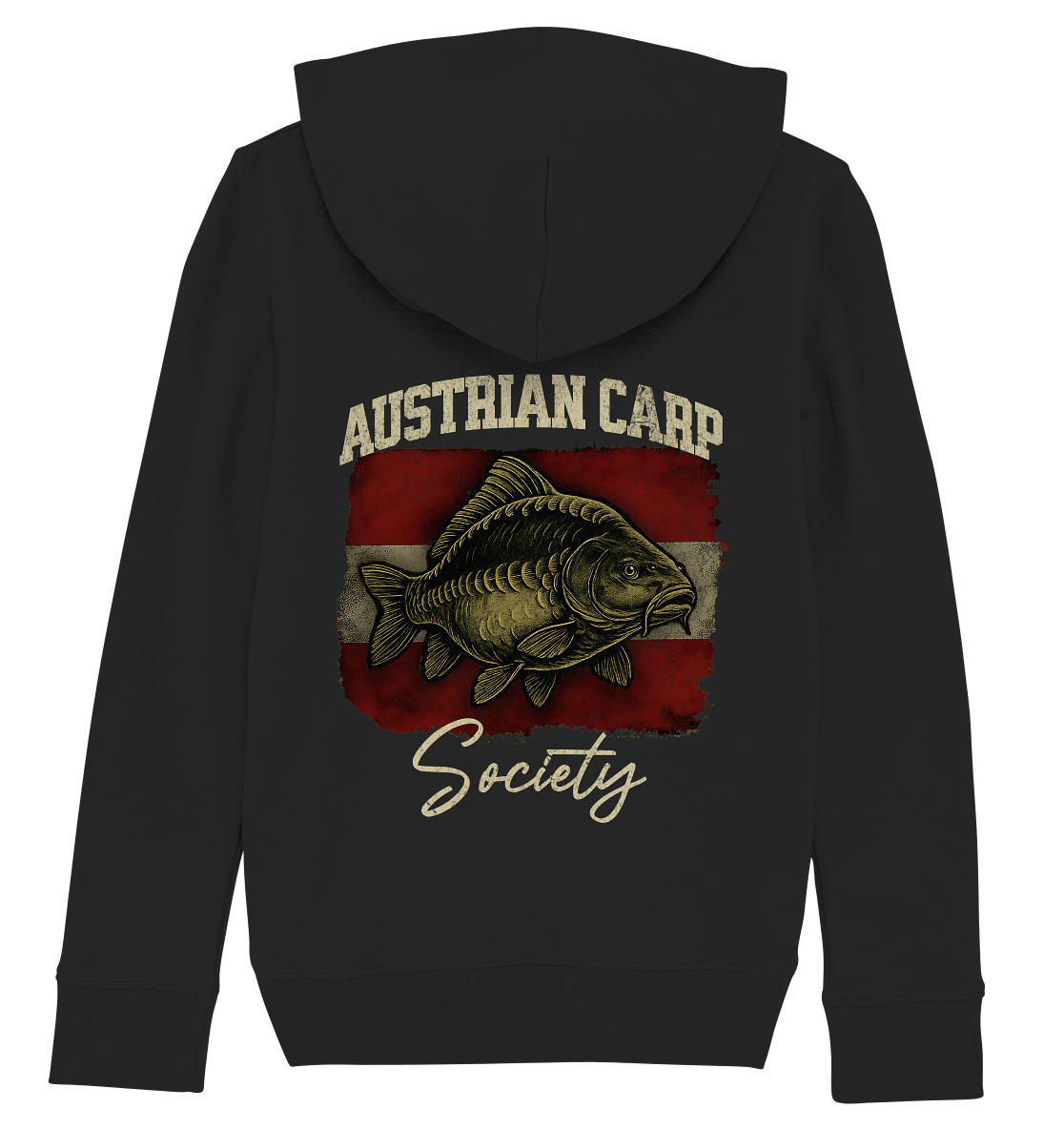 AUSTRIAN CARP Society Prime Kids Hoodie - carpstylez Karpfen Angeln