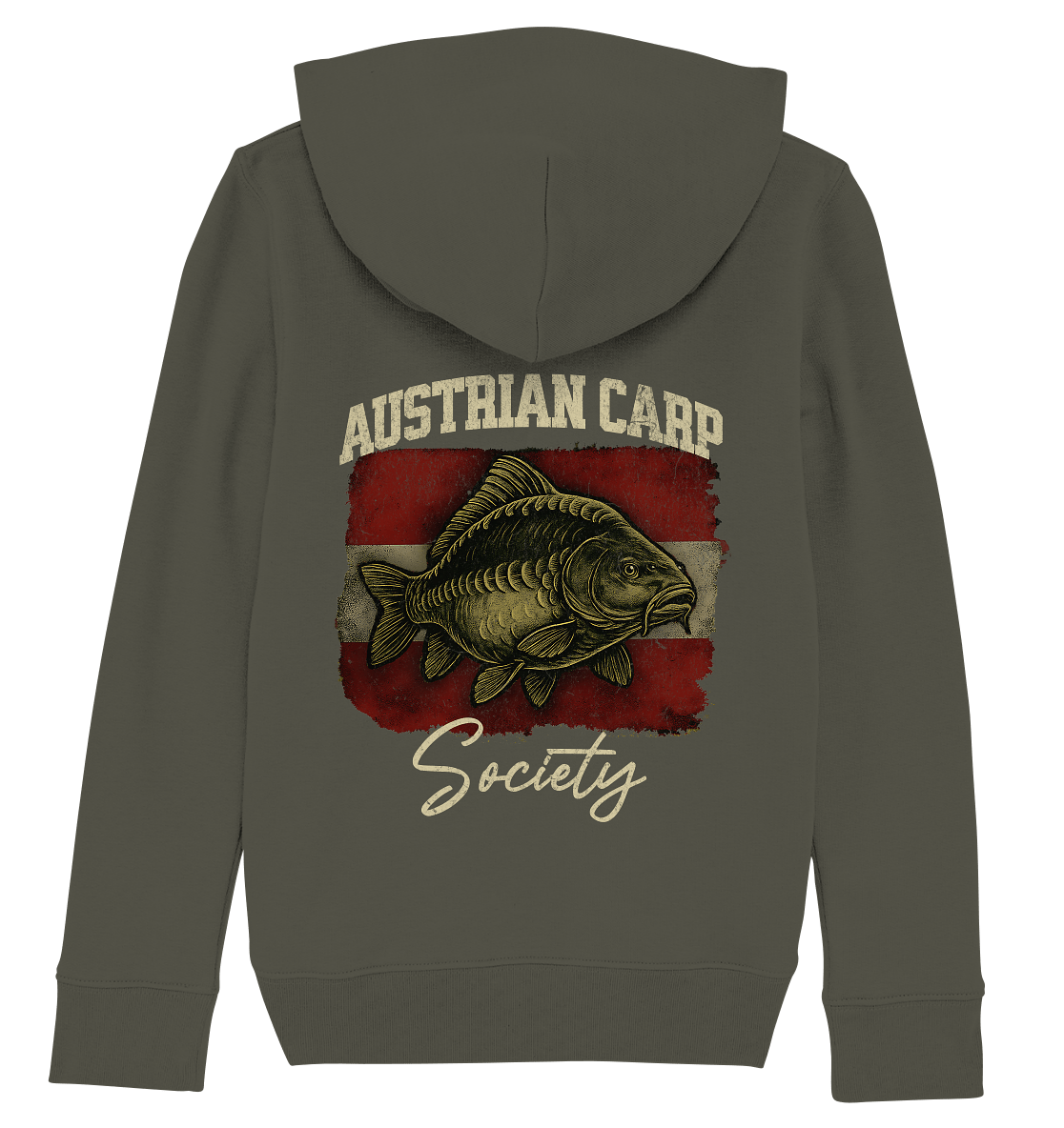 AUSTRIAN CARP Society Prime Kids Hoodie - carpstylez Karpfen Angeln