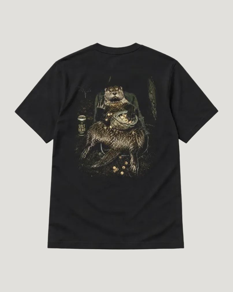 NO F*CKS Shirt Flat Black – Rückenansicht #farbe_black