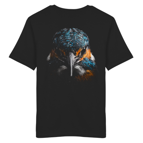 carpstylez „Blackwater Kingfisher“ Shirt schwarz – Rückenansicht aus Bio-Baumwolle