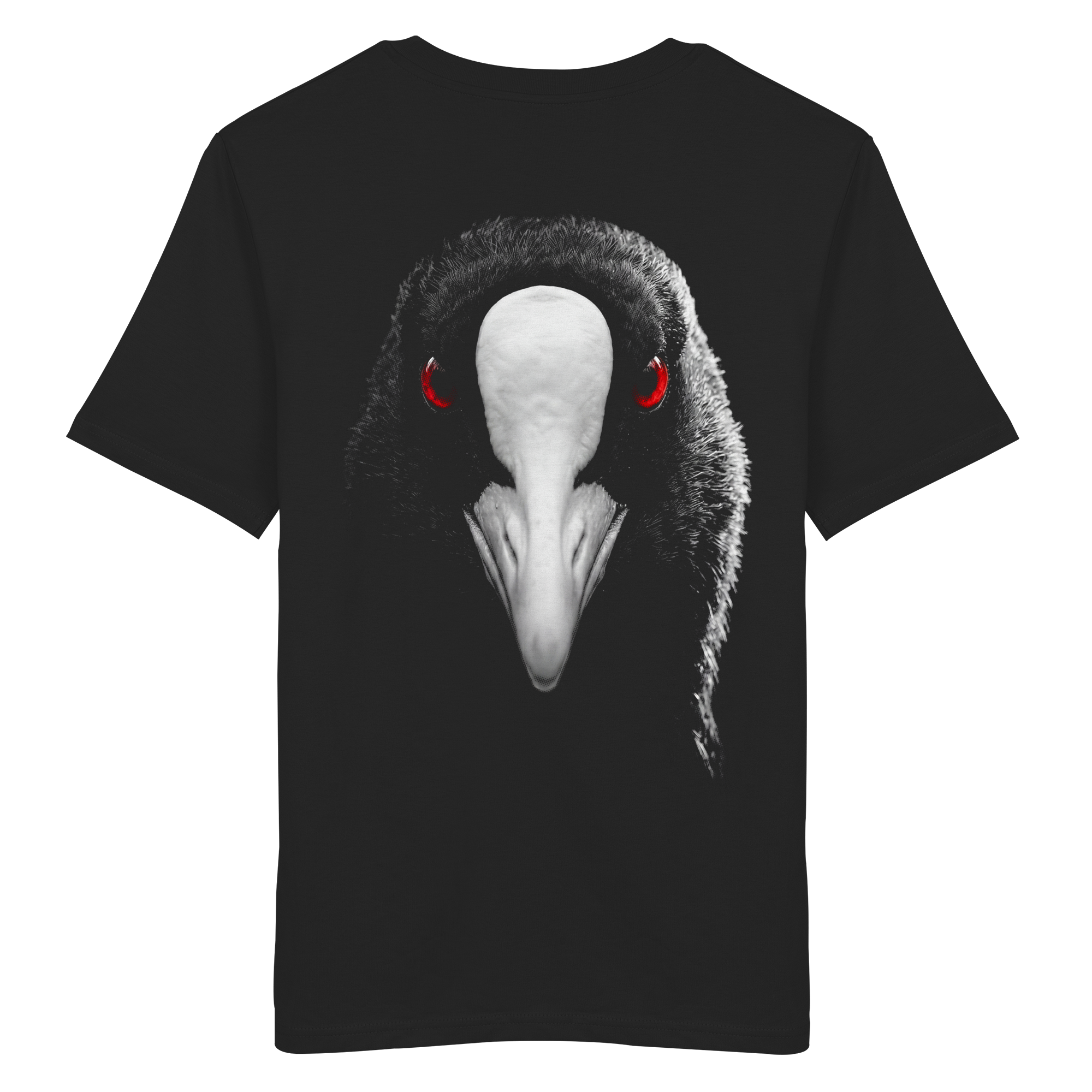 carpstylez „Blackwater Coot“ Shirt schwarz – Rückenansicht aus Bio-Baumwolle