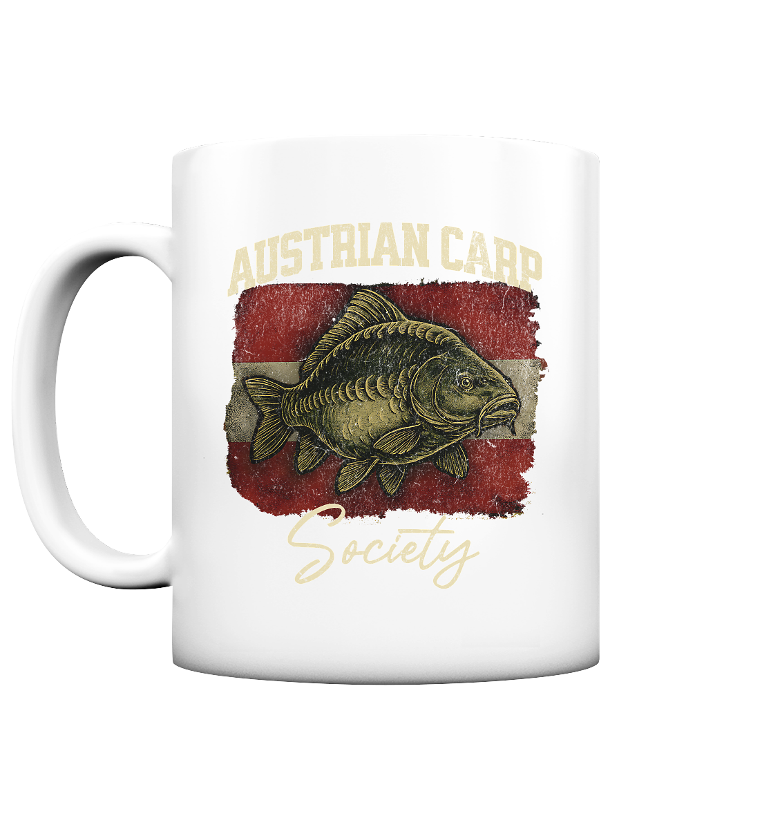 AUSTRIAN CARP Society Tasse matt