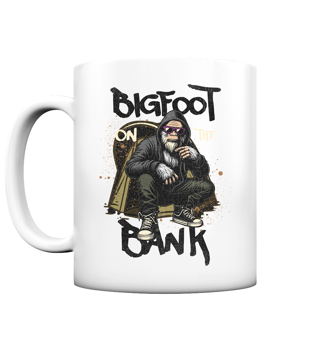 BIGFOOT ON THE BANK Tasse matt