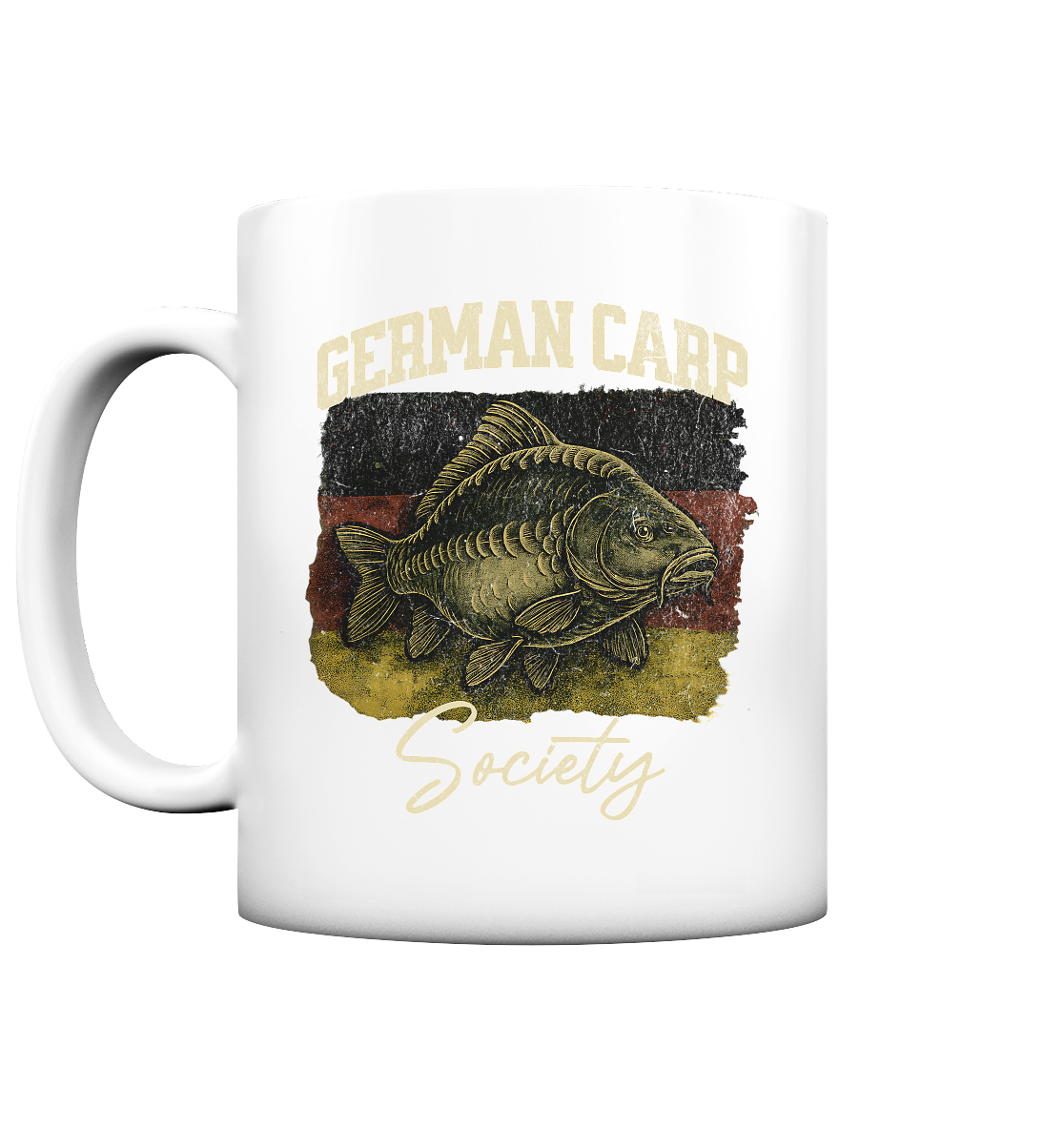 GERMAN CARP Society Tasse matt