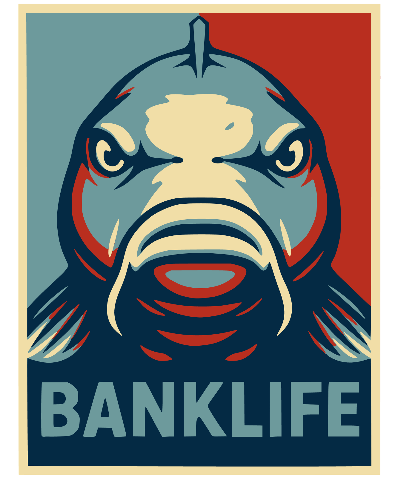 Karpfen Angeln BANKLIFE Heavy T-Shirt - CAST carpstylez