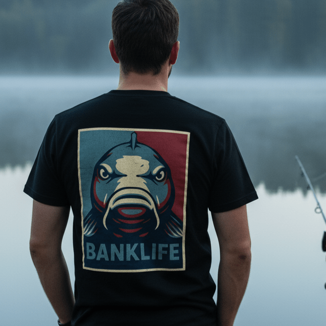Karpfen Angeln mit BANKLIFE Prime T-Shirt - CAST carpstylez