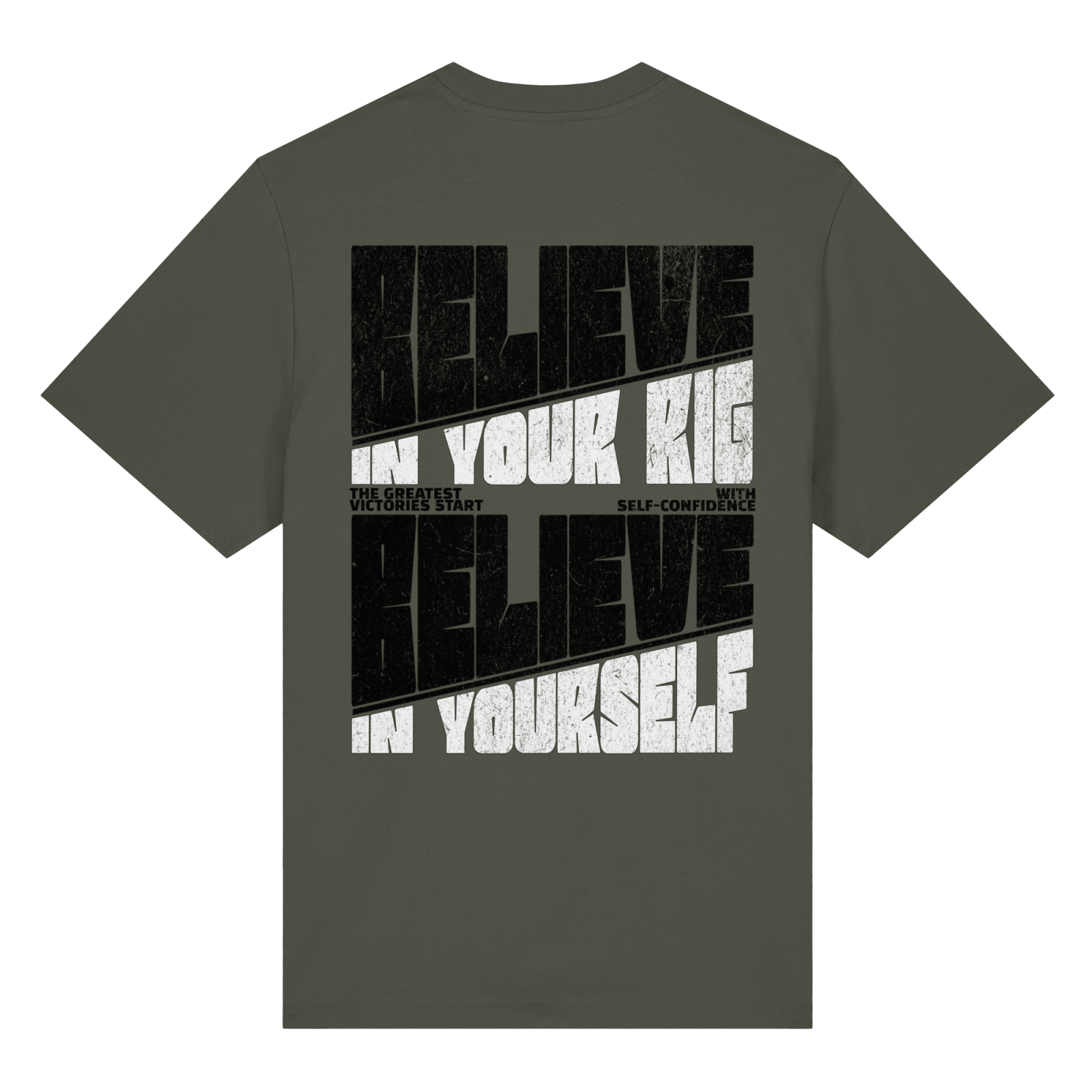 BELIEVE Heavy T-Shirt - carpstylez Karpfen Angeln