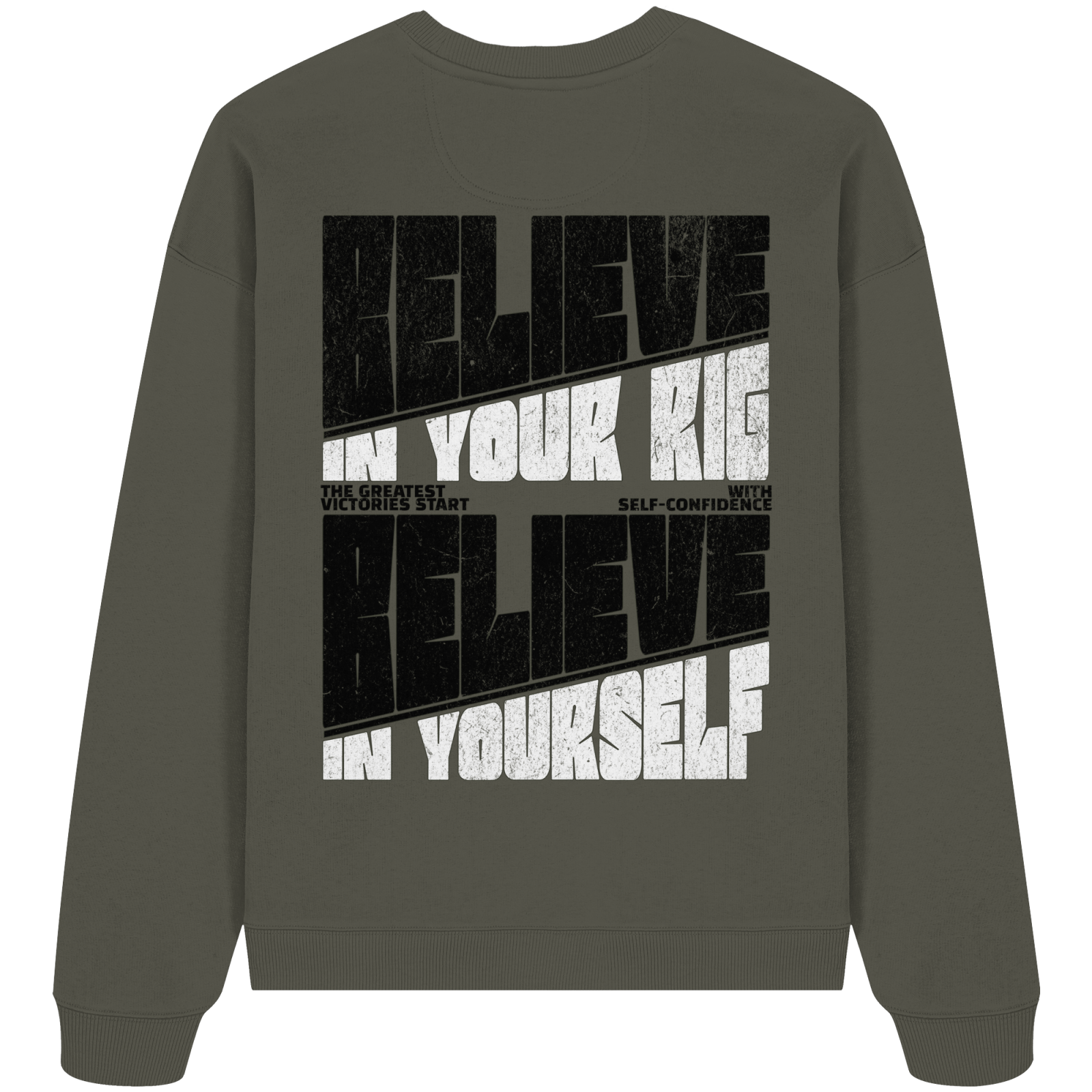 BELIEVE Oversize Sweatshirt - carpstylez Karpfen Angeln